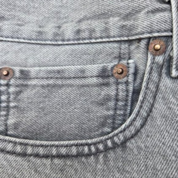 Levi's Gray 501 Jeans - Size 32 x 30 - Picture 8 of 9